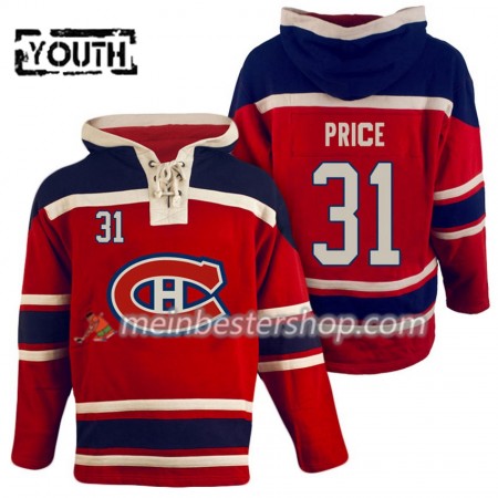 Montreal Canadiens Carey Price 31 Rot Sawyer Hooded Sweatshirt - Kinder
